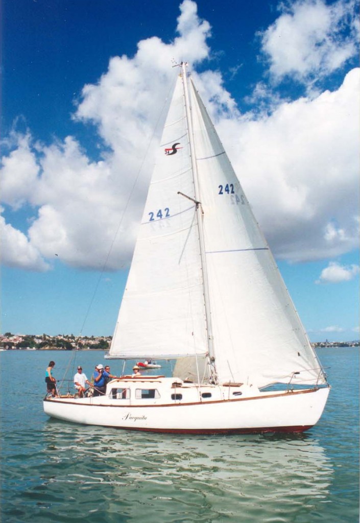 Pacquita enjoying a gentle day of sailing on the Waitmata Harbour (Stewart Association Collection)