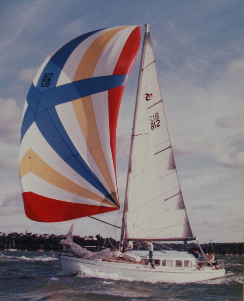 Despite being built 18 inches short and having an extended coach roof, Pania sailed well  (Wayne Taylor Collection)