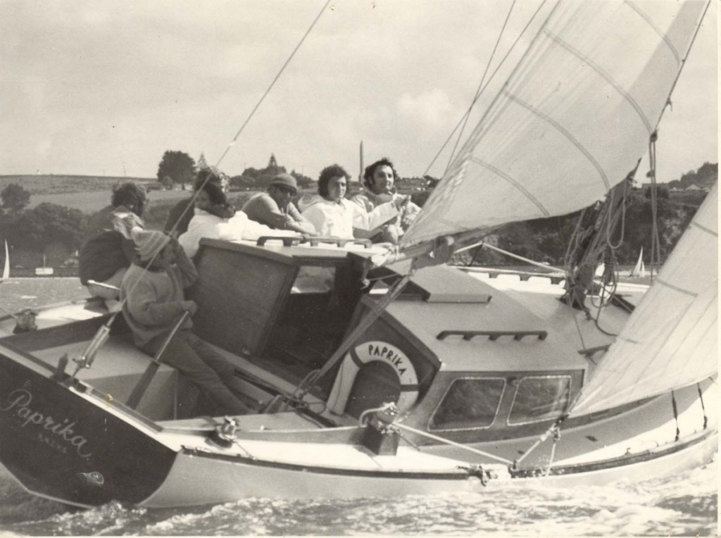 Paprika beats comfortably into the southwesterly in 1972 (Stewart Association Collection)