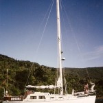 Salvaged twice after sinking, Rosina is an able liveaboard cruiser (Charlie Wallce Collection)